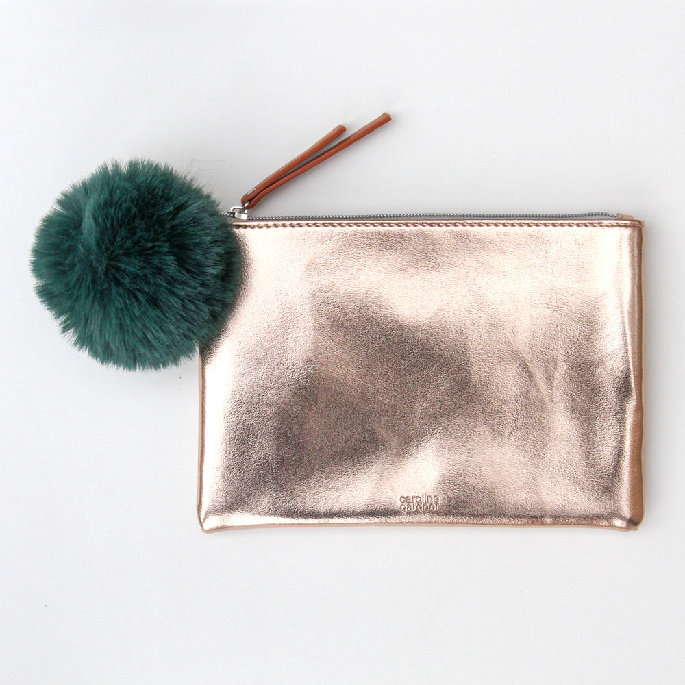 rose gold pouch