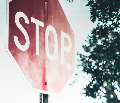 stop sign - boundaries and self-care