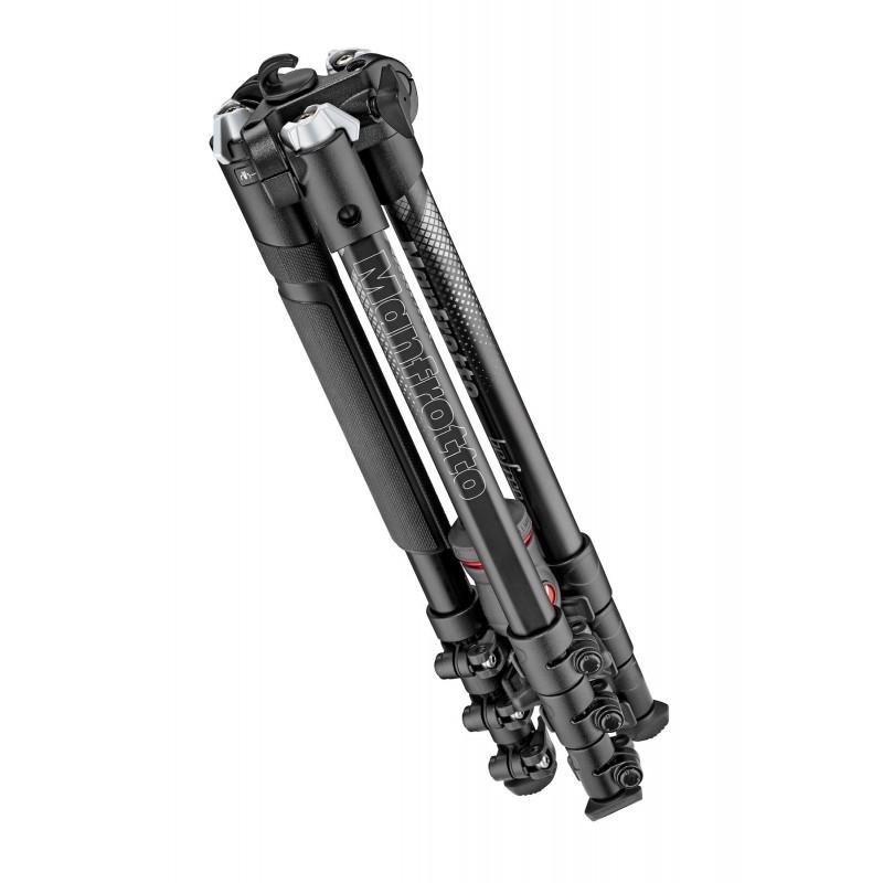 Tripie Manfrotto BeFree Color de Aluminio Gris con Cabeza de Bola