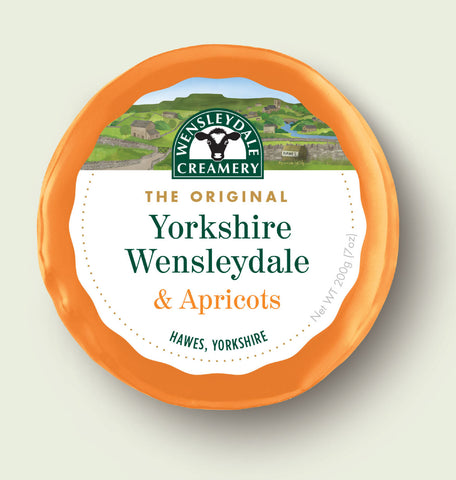 Wensleydale with apricot