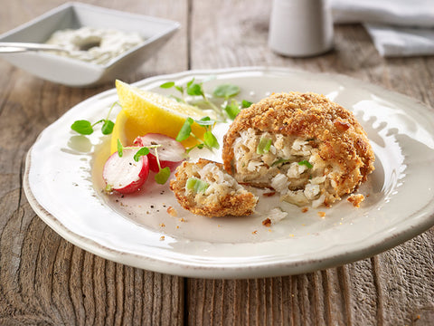 Haddock and Leek with Cheddar Cheese Fish Cakes