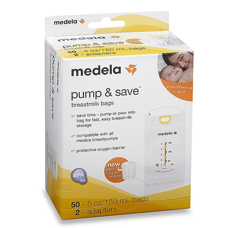 20 Count Medela Pump & Save Breast Milk Bags 2 Pack 