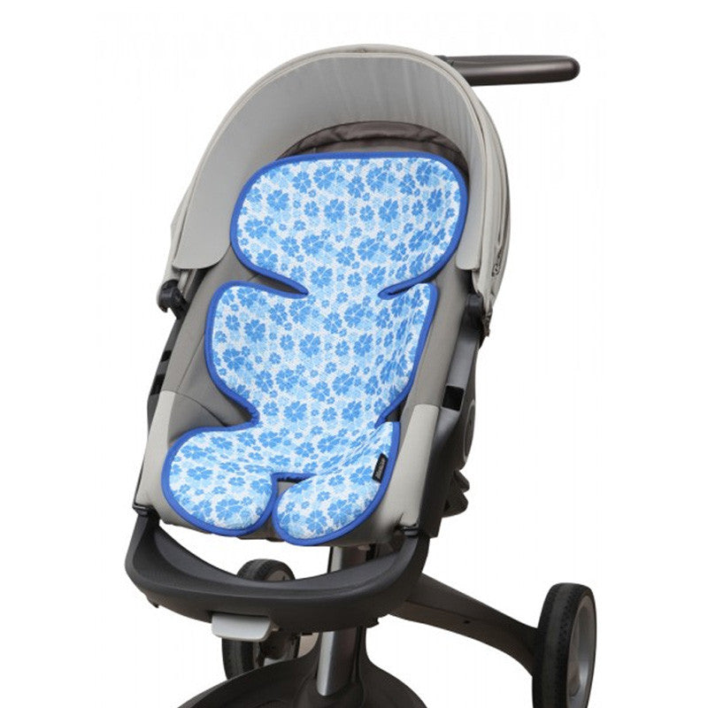 NEW Manito Breath Royal Seat Pad 3D Mesh Cushion/Liner Stroller Seat Blue 