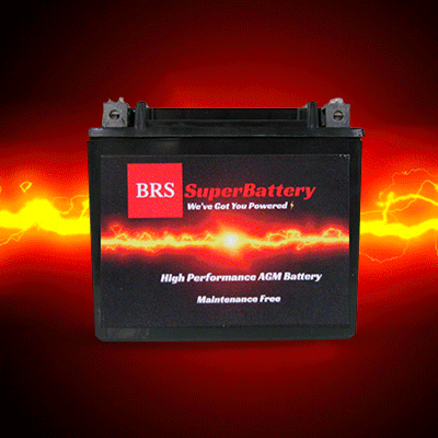 BRS5L-BS 12v High Performance Sealed AGM PowerSport 10 Year Battery - BRS Super Battery