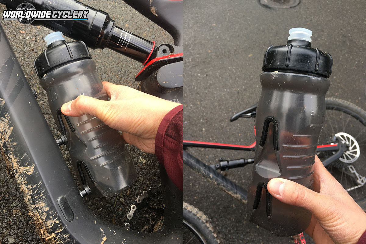 cageless bike bottle