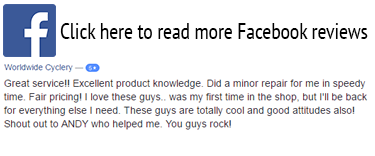 Facebook Reviews for Worldwide Cyclery