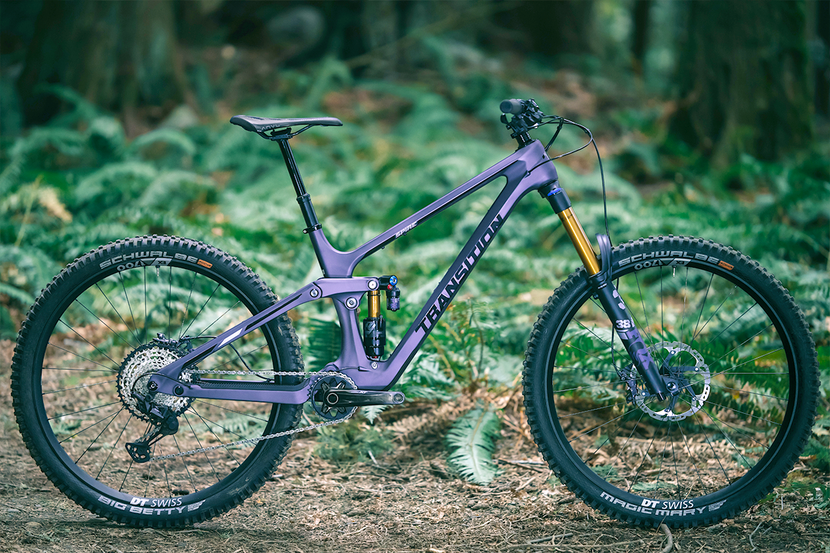 The All-New 170mm Transition bikes' Spire (Long-Travel 29ers are the F
