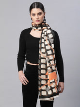 Black Jacquard Stole
