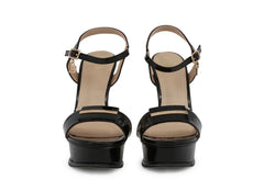 Laura Biagiotti Patent Leather Sandals