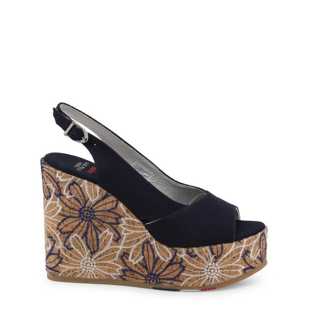 fabric wedge shoes