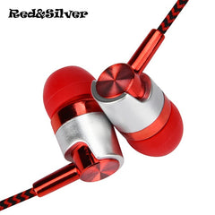 High-Quality Metal Stereo Headphone with Microphone