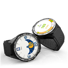 1.4" Bluetooth SIM-Card SmartWatch with Google Maps, Fitness Tracker, Heart Rate & Sleep Pulse Sensor, Push Notifications, Calendar functions