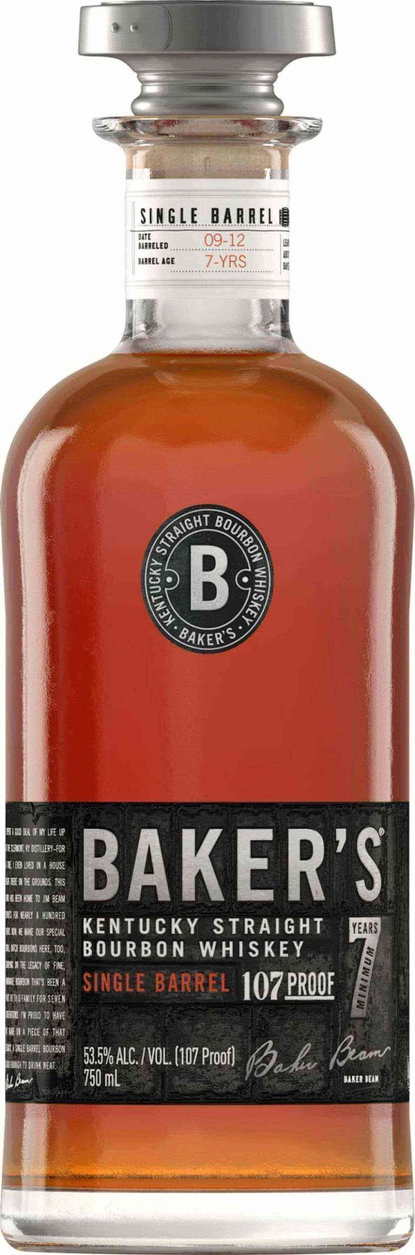 Buy Bakers 7 Year Single Barrel Bourbon Online ...