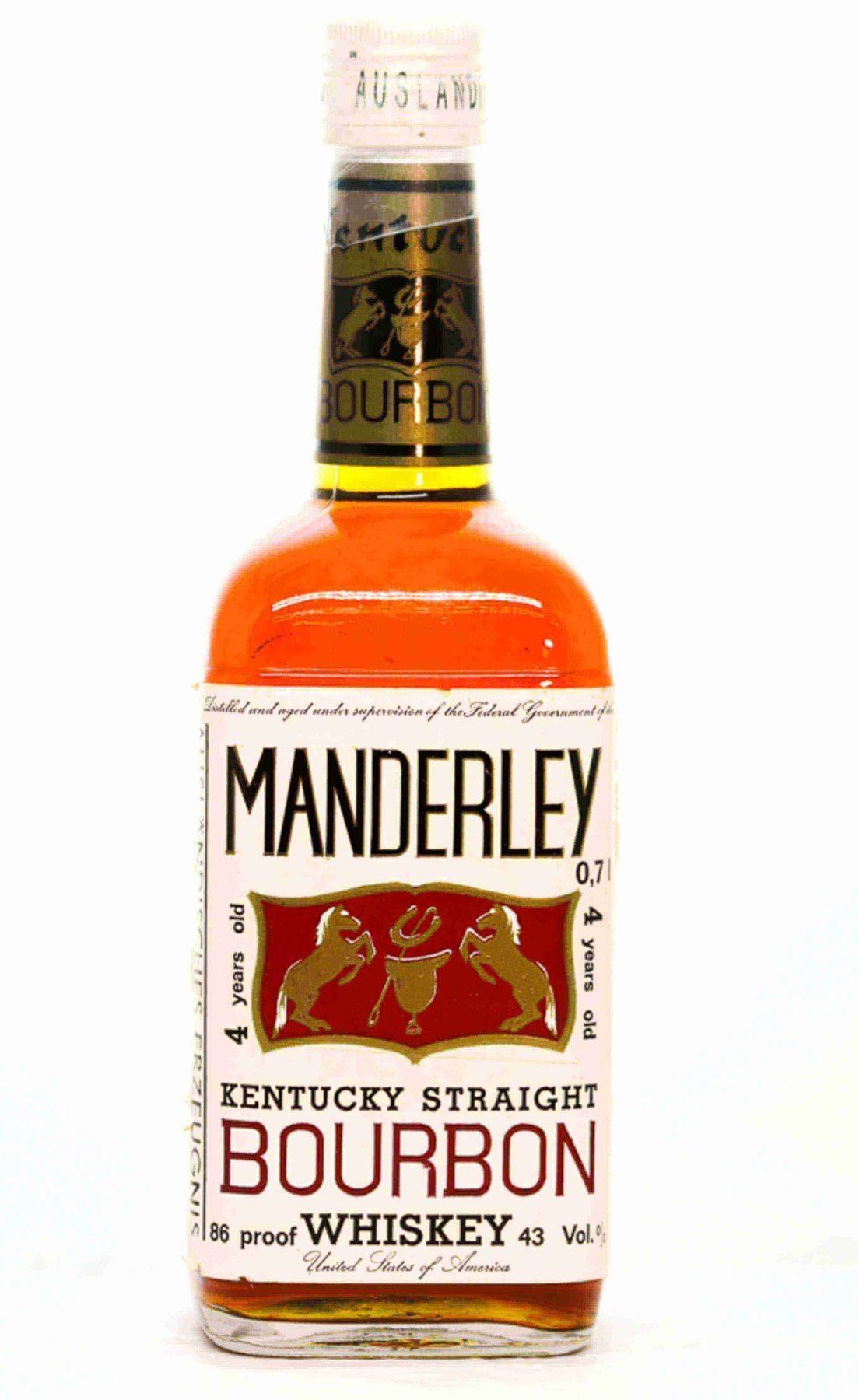Buy Manderley Four Year Old Kentucky Straight Bourbon ...
