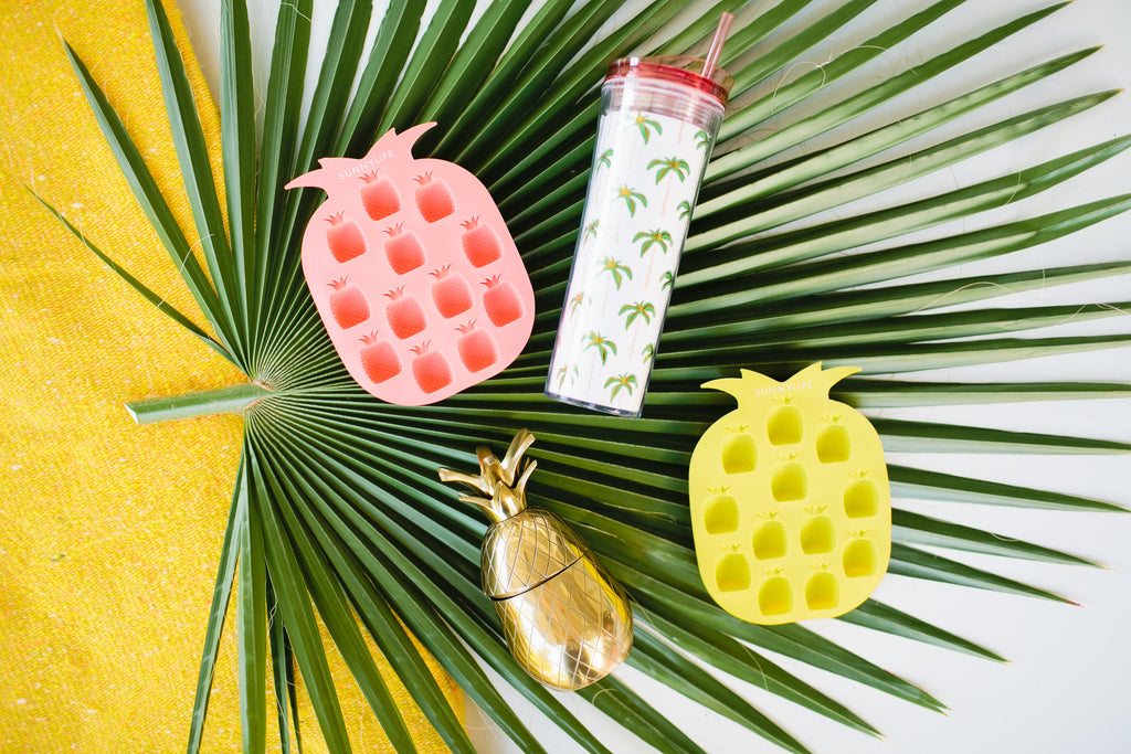 Pigment Giveaway - Pineapple Ice Trays and Tumblers