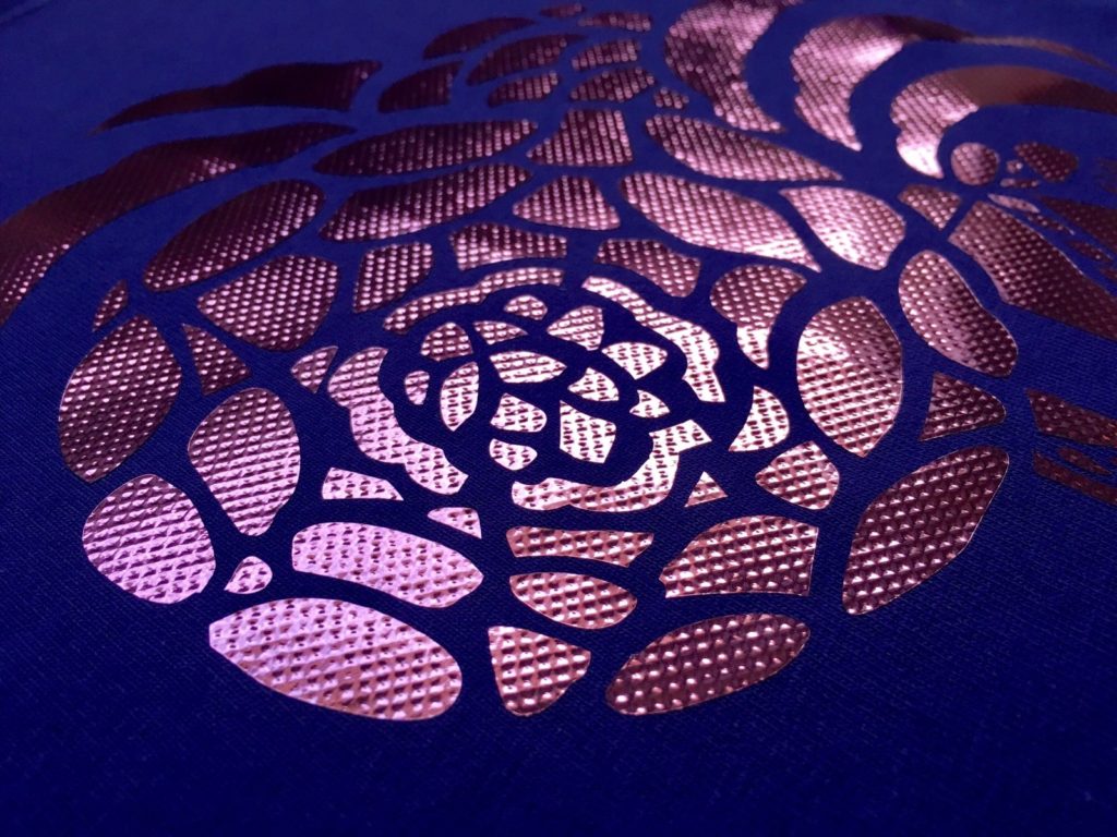 Embossed DecoFILM - BE-06 Blue