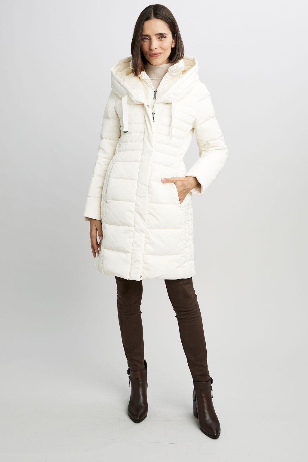 elie tahari puffer coat