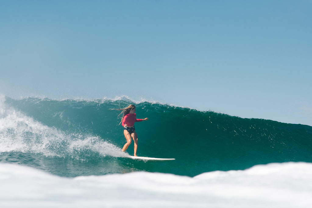 Sierra Lerback and Jo Brebner roadtest Salt Gypsy sustainable swimwear in Noosa. Shot by Shannon Cavarocchi #saltgypsy #sustainableswimwear #surffashion