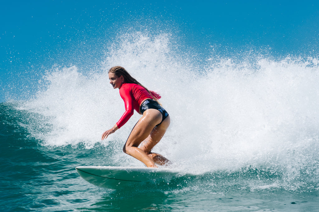 Sierra Lerback and Jo Brebner roadtest Salt Gypsy sustainable swimwear in Noosa. Shot by Shannon Cavarocchi #saltgypsy #sustainableswimwear #surffashion