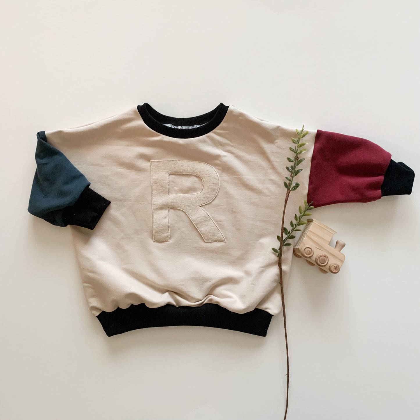 Organic Personalized Retro Oversized Sweater