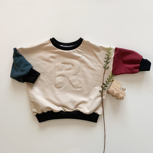 Organic Personalized Retro Oversized Sweater