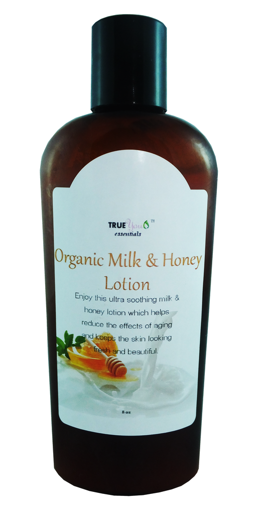 Organic Milk + Honey Lotion for Face and Body - NO Parabens, NO Phtlat 
