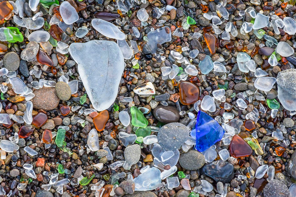 Sea Glass on Beach