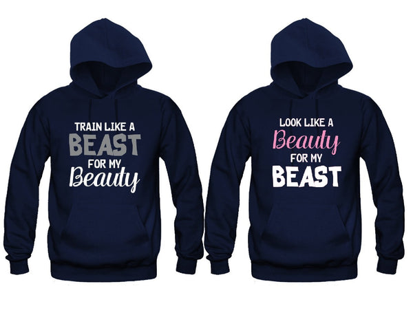 beauty and beast hoodies