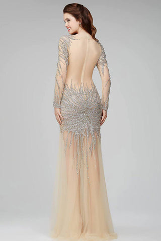 Jovani Silver Mermaid Dress