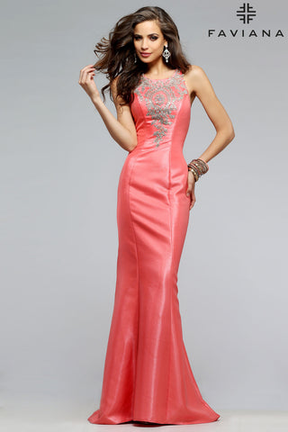 Floor Length Faviana Dress