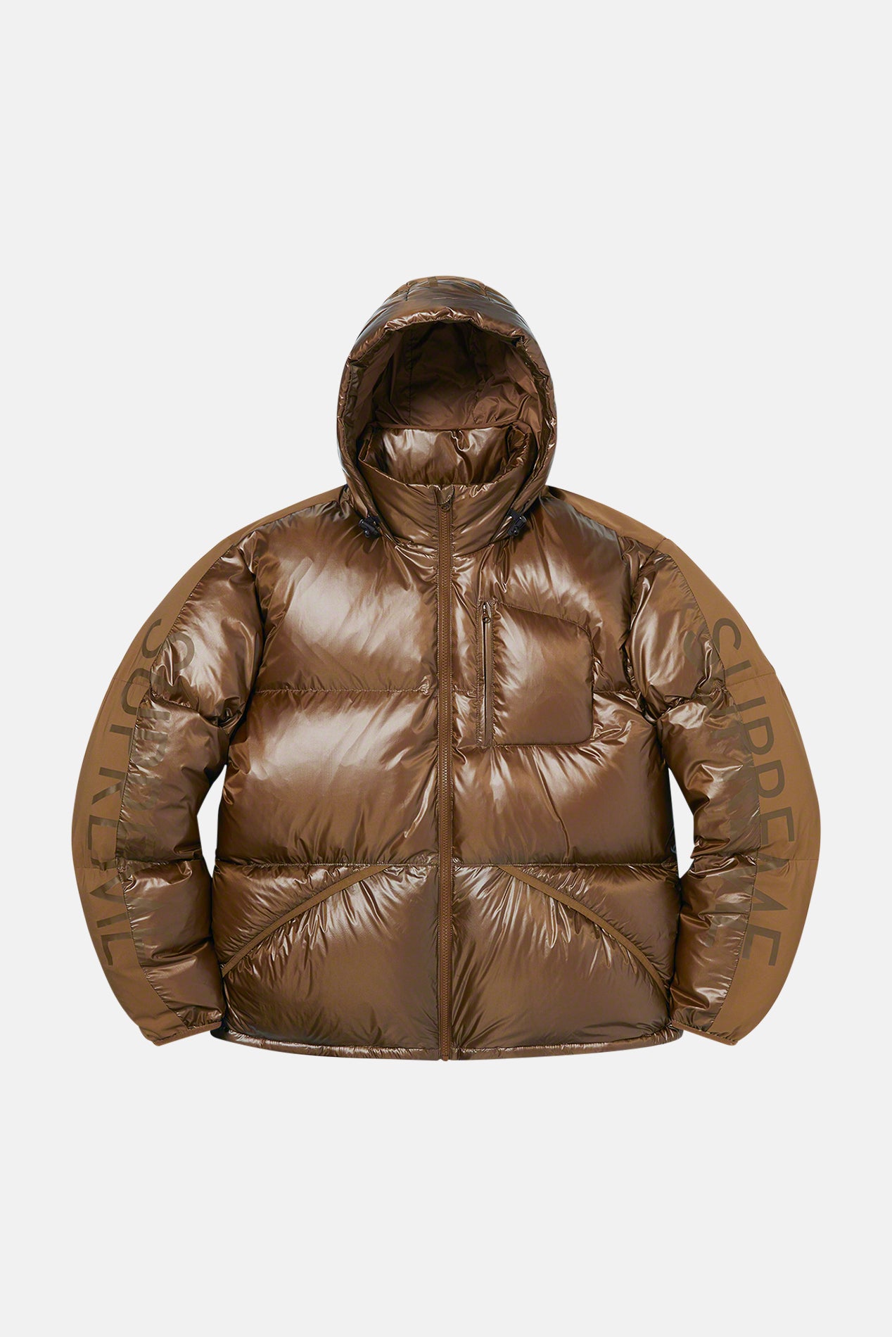 Supreme Feather weight Down jacket brown www.thearcticplayhouse.com