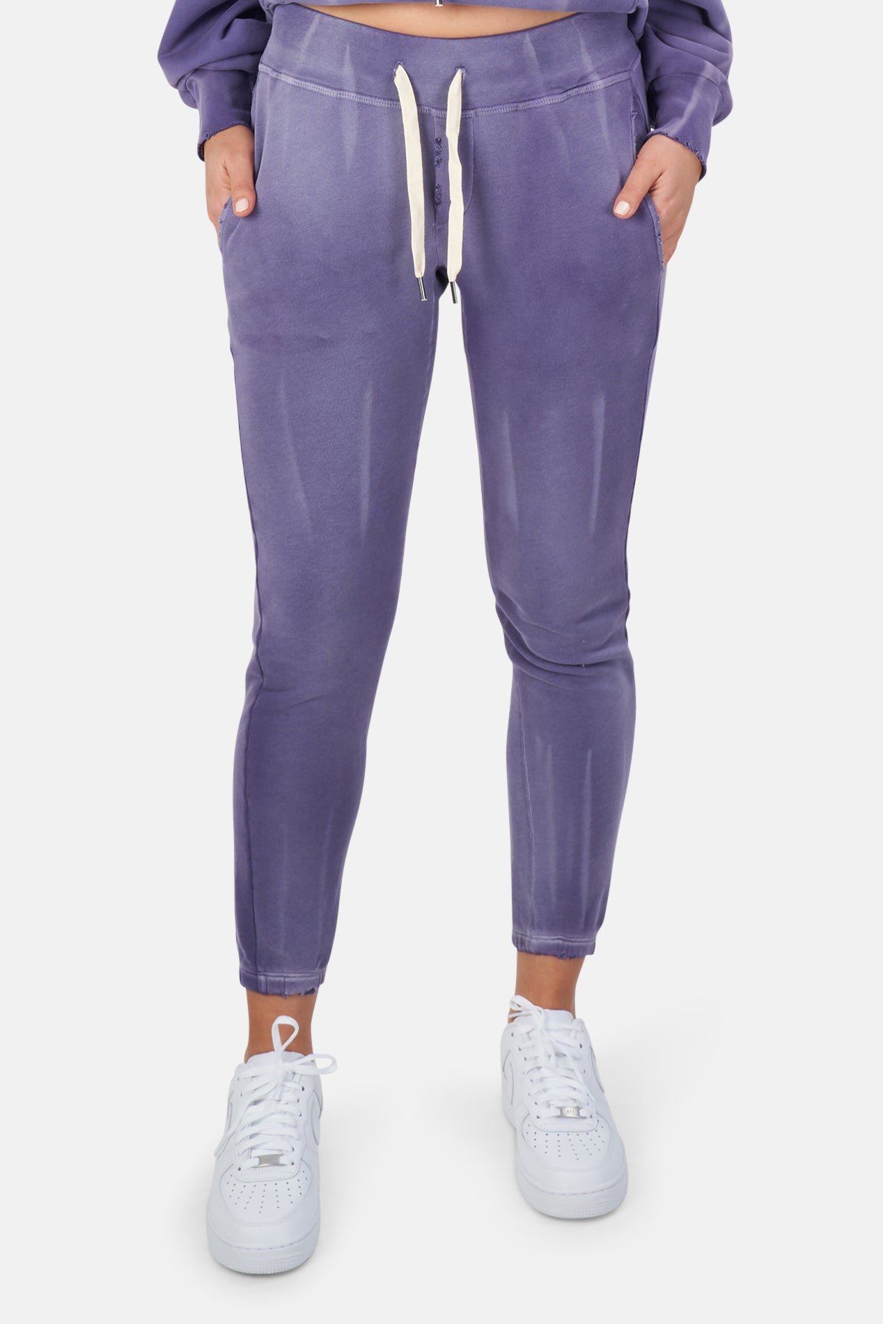 Sweatpant Sunbleached Violet blueandcream