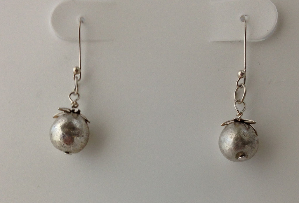 Holly berry earrings