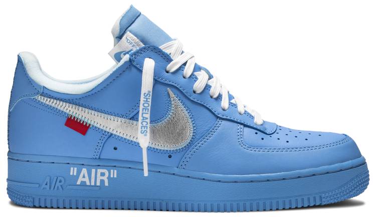 off white blue air forces