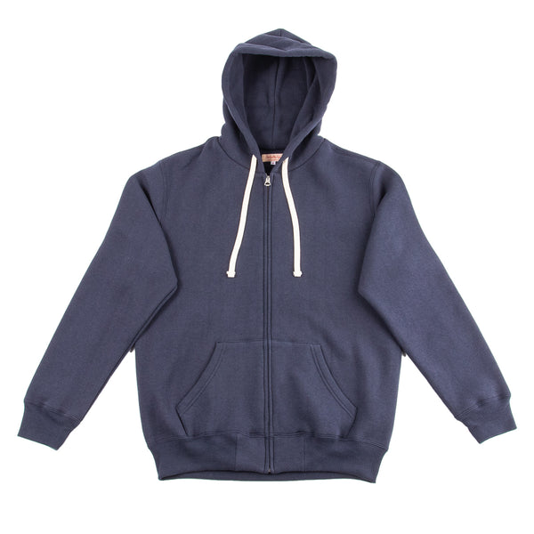 Loopwheel Full Zip Hoodie - Navy