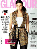 Kim Kardashian in Lady Grey on the cover of Glamour Magazine