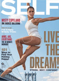 Lady Grey Torsion Earrings on the Cover of Self Magazine