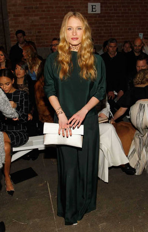 Leven Rambin in Lady Grey Jewelry at NYFW