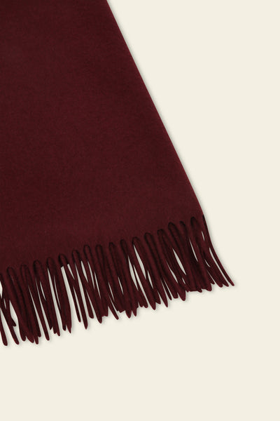 burgundy winter scarf