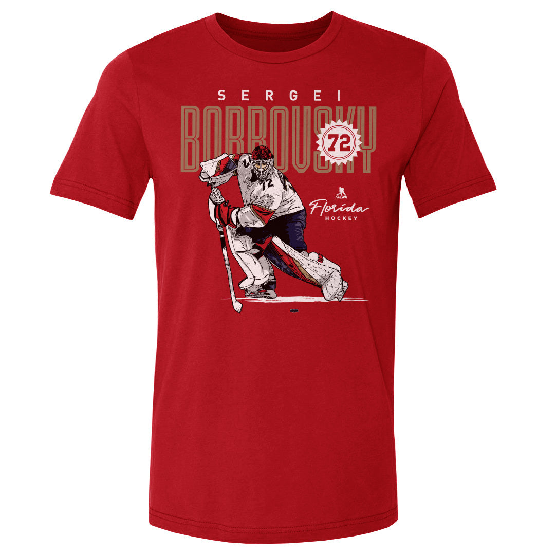 Sergei Bobrovsky Men&#39;s Cotton T-Shirt | outoftheclosethangers