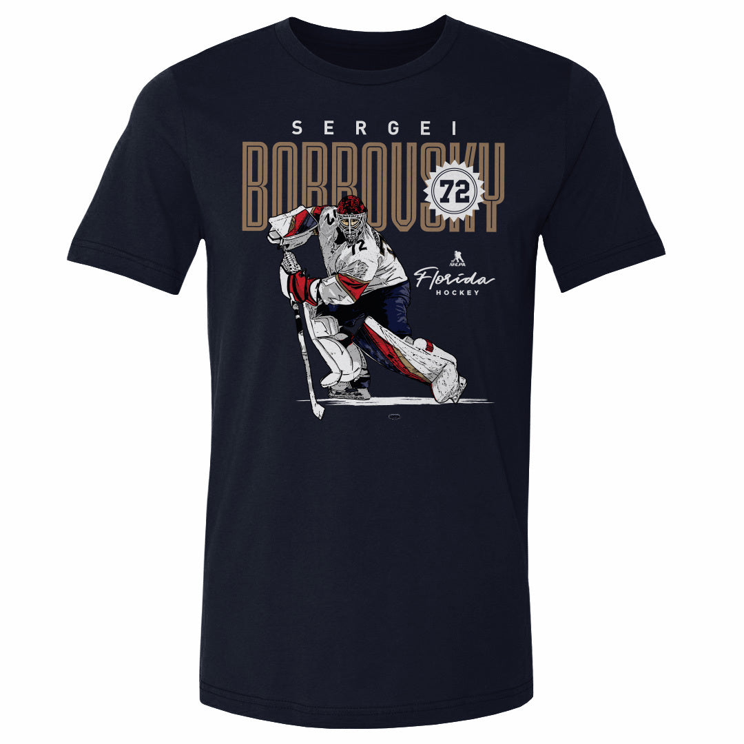 Sergei Bobrovsky Men&#39;s Cotton T-Shirt | outoftheclosethangers