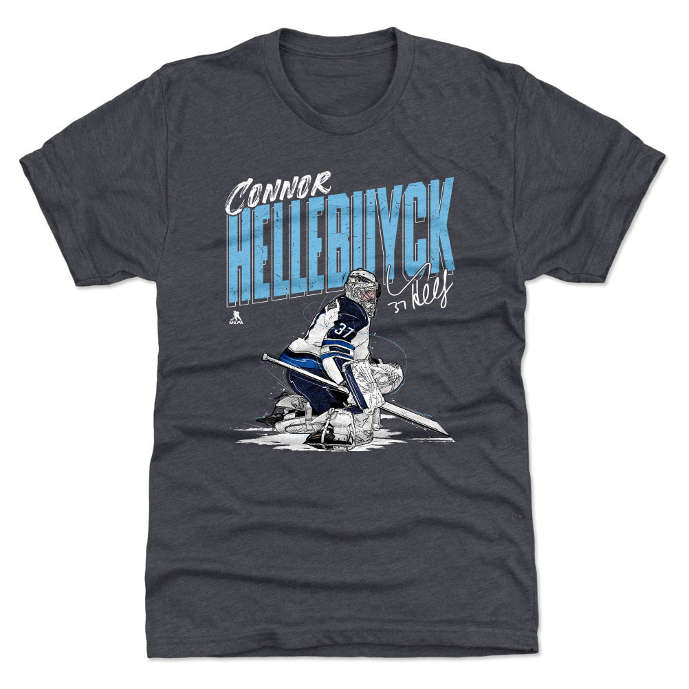 Connor Hellebuyck Men&#39;s Premium T-Shirt | outoftheclosethangers