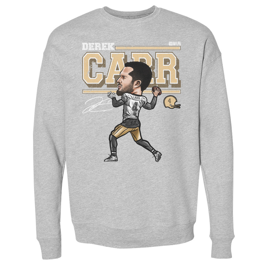 Derek Carr Men's Crewneck Sweatshirt | outoftheclosethangers