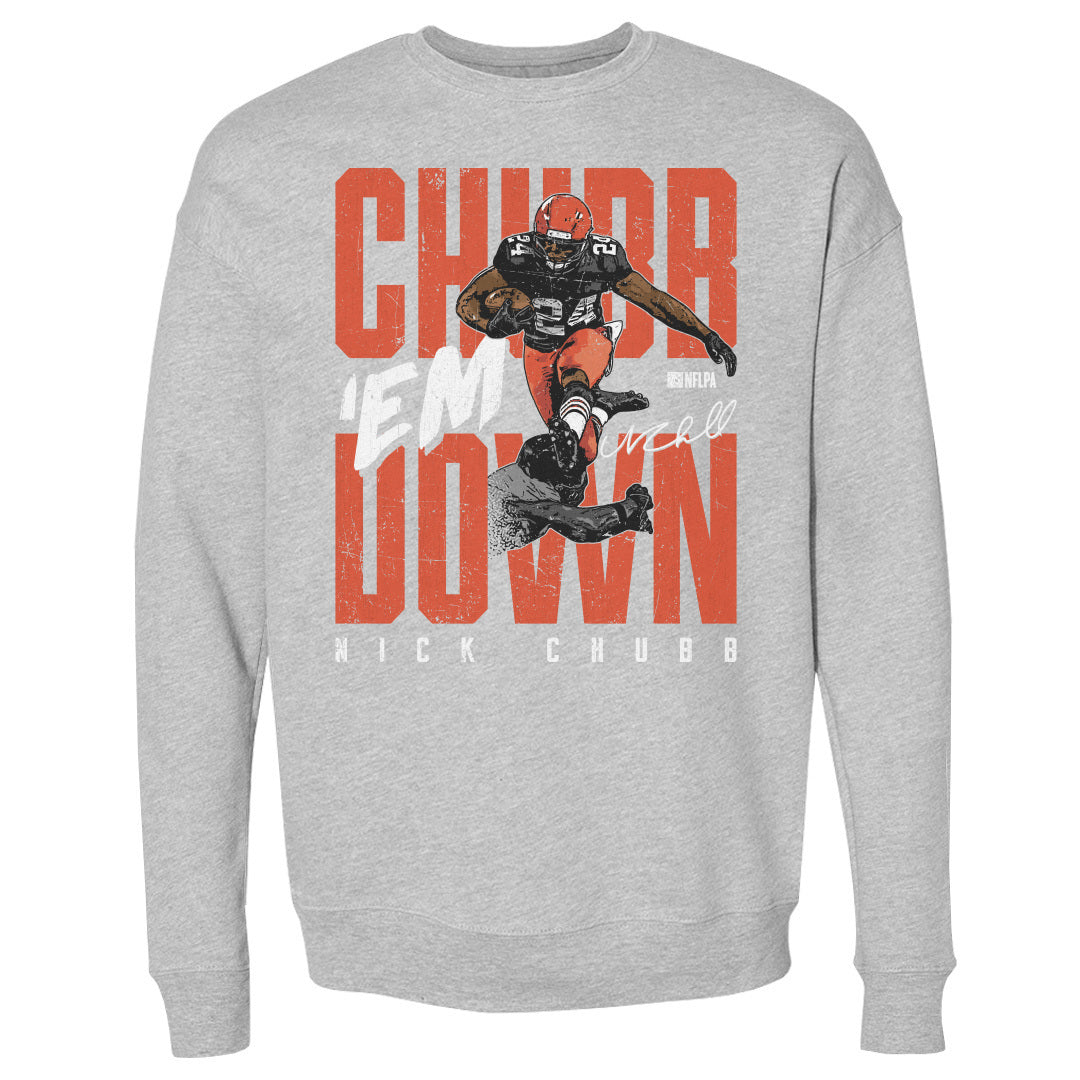 Nick Chubb Men's Crewneck Sweatshirt | outoftheclosethangers