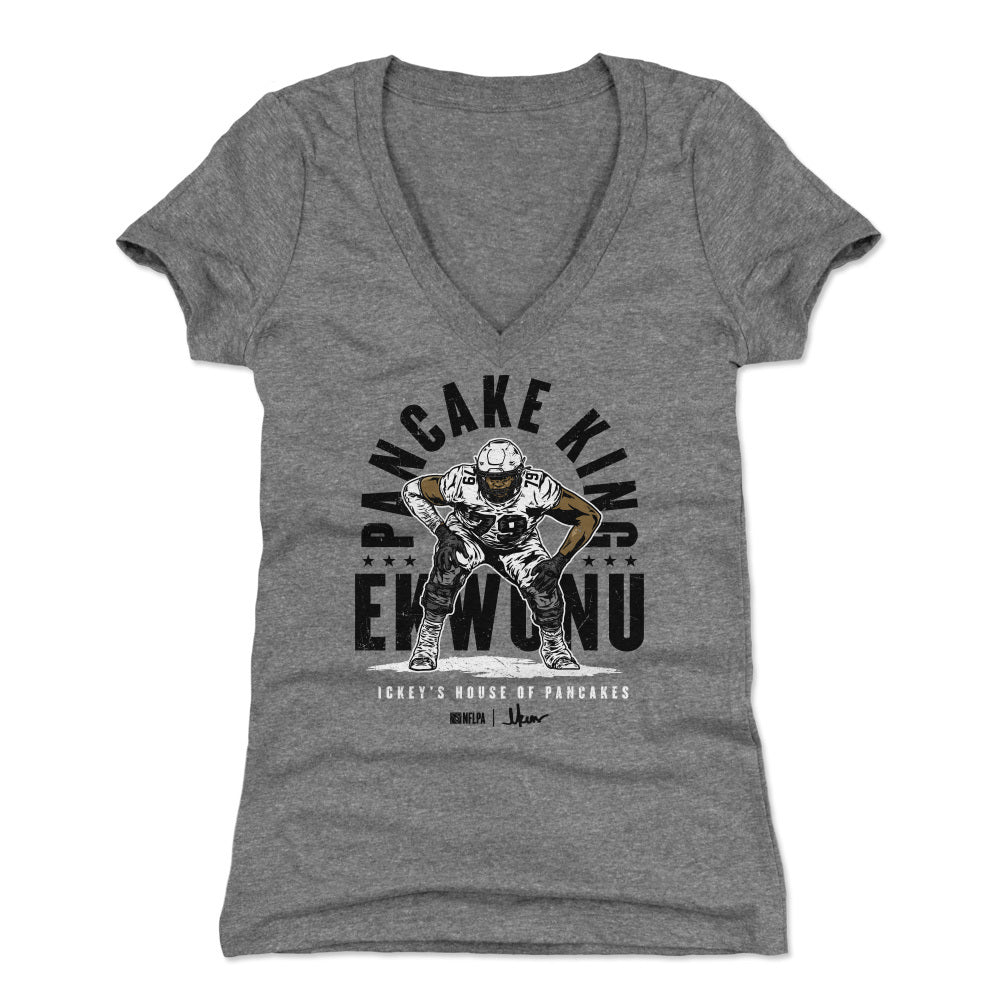 Ickey Ekwonu Women's V-Neck T-Shirt | outoftheclosethangers
