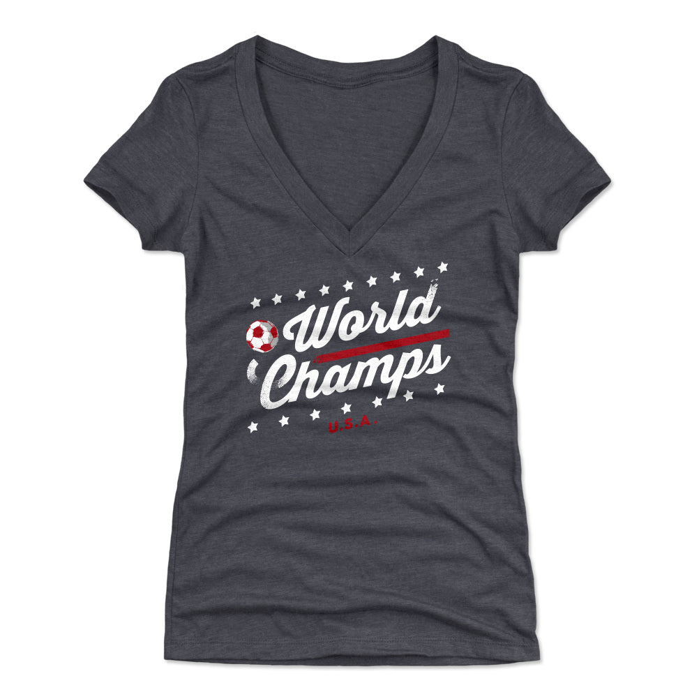 USA Women's V-Neck T-Shirt | outoftheclosethangers