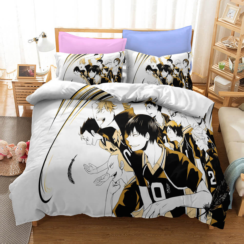 Double Bed Bedding Cover 150×200cm #G9 Blanket Gift Bed Sheet Anime Haikyuu! 