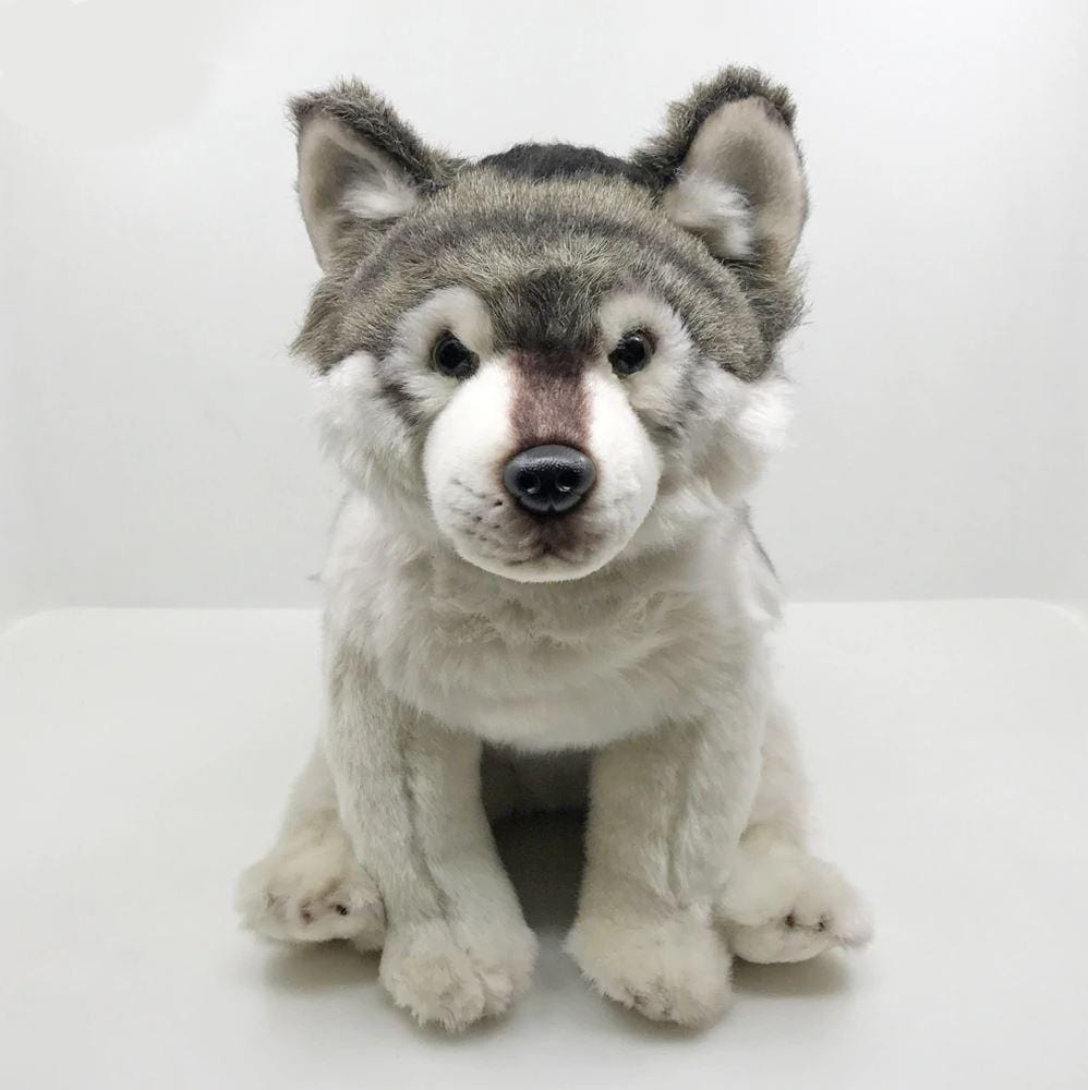 peluche geante chien husky