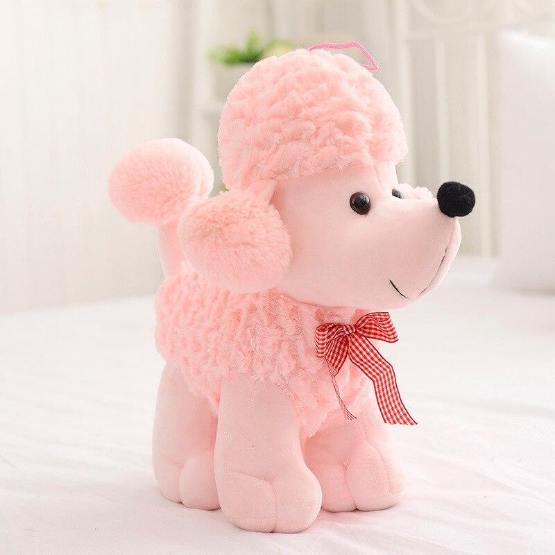 peluche chien rose