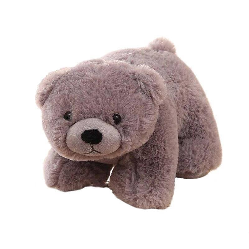 peluche ours gris